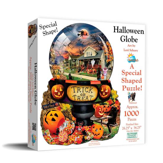 Puzzle SunsOut Bola de Halloween XXL de 1000 Piezas