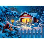 Puzzle SunsOut Bungalow de Navidad de 1000 Piezas