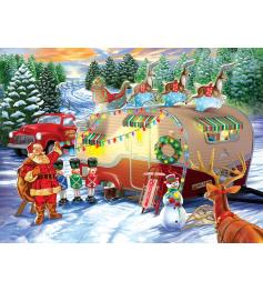 Puzzle SunsOut Campistas de Navidad de 1000 Piezas