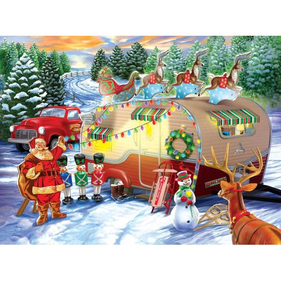 Puzzle SunsOut Campistas de Navidad de 1000 Piezas Puzzle SunsOut Campistas de Navidad de 1000 Piezas