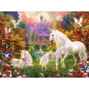 Puzzle SunsOut Castillo Unicornios de 1000 Piezas