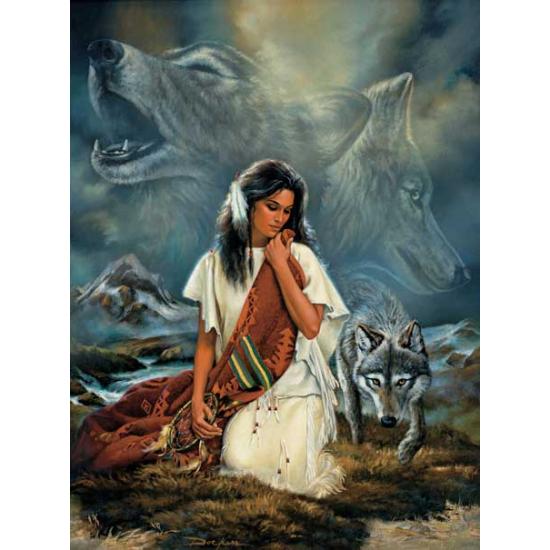 Puzzle SunsOut Compañero Lobo de 1000 Piezas
