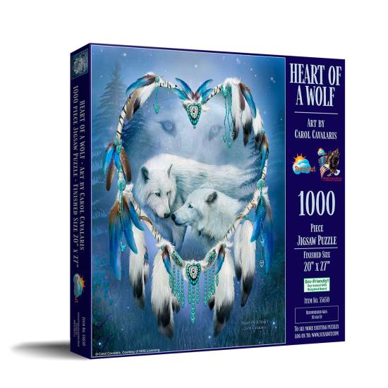 Puzzle SunsOut Corazón de Lobo de 1000 Piezas