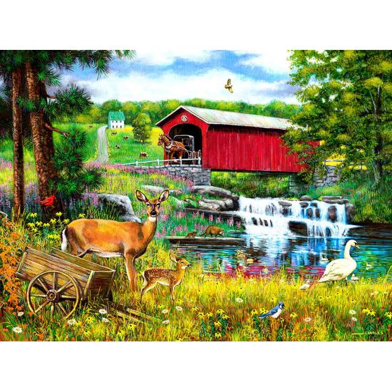 Puzzle SunsOut Cruzando las Cataratas de 1000 Piezas