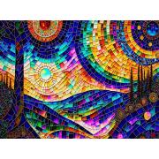 Puzzle SunsOut Domingo Psicodélico de 1000 Piezas