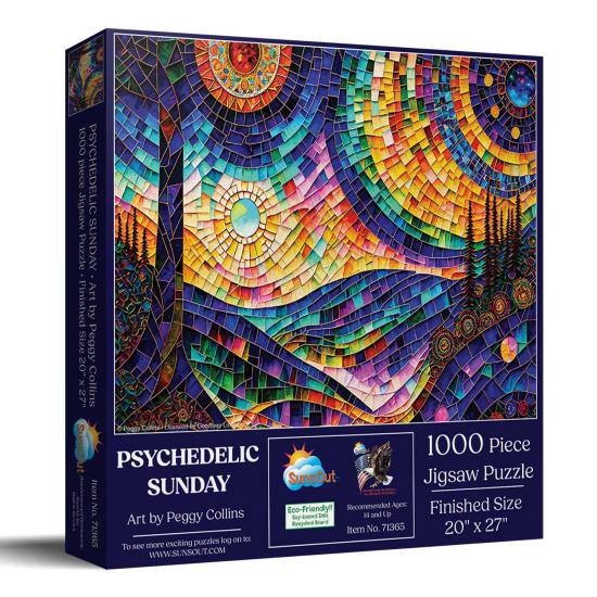 Puzzle SunsOut Domingo Psicodélico de 1000 Piezas Puzzle SunsOut Domingo Psicodélico de 1000 Piezas