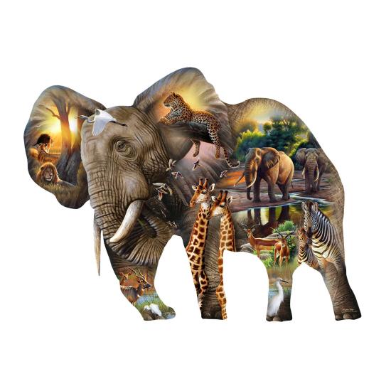 Puzzle SunsOut El Elefante XXL de 1000 Piezas Puzzle SunsOut El Elefante XXL de 1000 Piezas