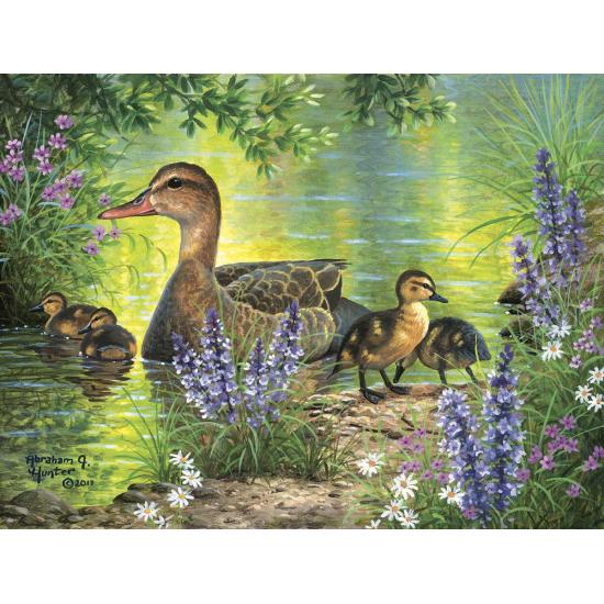 Puzzle SunsOut Familia de Patos XXL de 300 Piezas