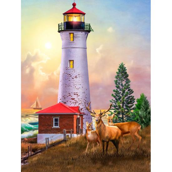 Puzzle SunsOut Faro de Crisp Point XXL de 500 Piezas Puzzle SunsOut Faro de Crisp Point XXL de 500 Piezas