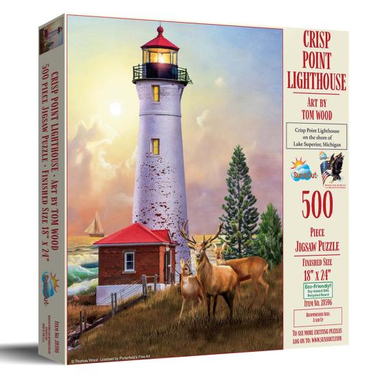 Puzzle SunsOut Faro de Crisp Point XXL de 500 Piezas Puzzle SunsOut Faro de Crisp Point XXL de 500 Piezas