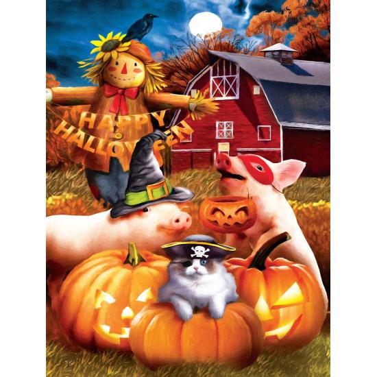 Puzzle SunsOut Feliz Halloween XXL de 500 Piezas