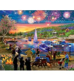 Puzzle SunsOut Fuegos Artificiales de Verano XXL de 1000 Pzs