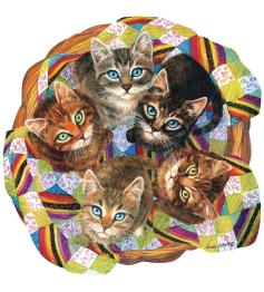 Puzzle SunsOut Gatitos en Cesta de 750 Piezas