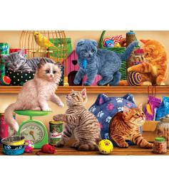 Puzzle SunsOut Gatitos de la Tienda de Mascotas de 1000 Pzs