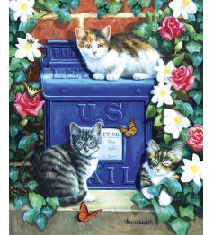 Puzzle SunsOut Gatitos en el Buzón de 1000 Piezas