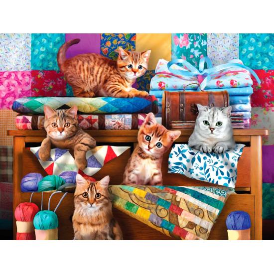Puzzle SunsOut Gatitos Juguetones de 1000 Piezas