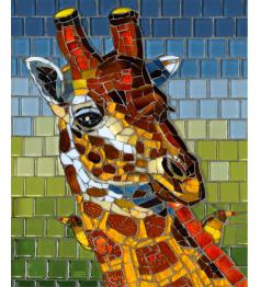 Puzzle SunsOut Jirafa de Mosaico de 1000 Piezas