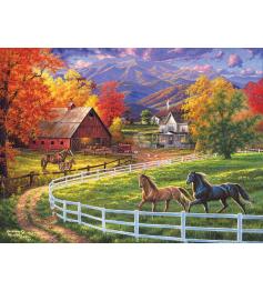 Puzzle SunsOut La Granja de Caballos del Valle de 1000 Piezas