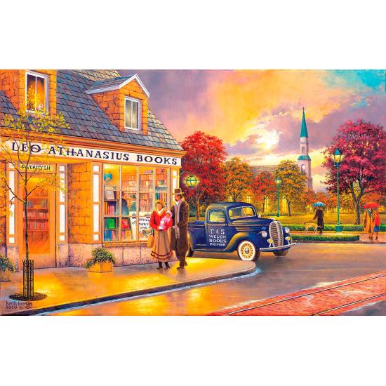 Puzzle SunsOut La Librería de Leo de 1000 XXL Piezas