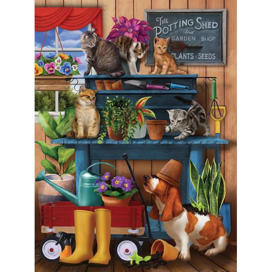 Puzzle SunsOut Lío en el Cobertizo de 1000 Piezas Puzzle SunsOut Lío en el Cobertizo de 1000 Piezas