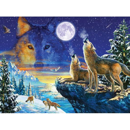 Puzzle SunsOut Lobos Aulladores de 1000 Piezas