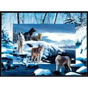 Puzzle SunsOut Lobos de Hielo de 1000 Piezas