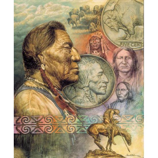 Puzzle SunsOut Moneda de Cinco Centavos de 1000 Piezas Puzzle SunsOut Moneda de Cinco Centavos de 1000 Piezas