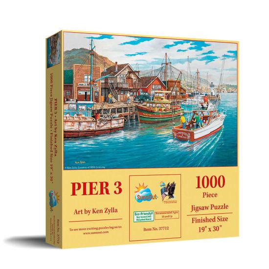 Puzzle SunsOut Muelle 3 de 1000 XXL Piezas