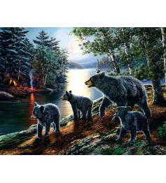 Puzzle SunsOut Osos de la Luna Llena XXL de 1000 Piezas