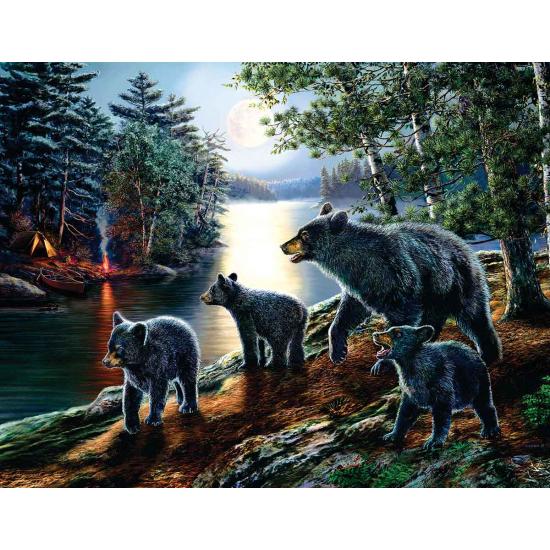 Puzzle SunsOut Osos de la Luna Llena XXL de 1000 Piezas