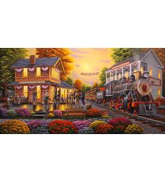 Puzzle SunsOut Panorama Bienvenidos a Casa Chicos XXL de 500 Pzs