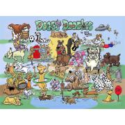 Puzzle SunsOut Perritos Garabateados de 1000 Piezas