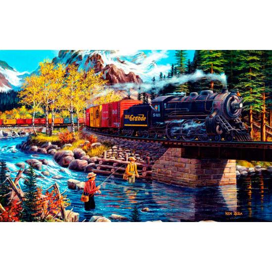 Puzzle SunsOut Recorriendo la Cascada XXL de 550 Piezas