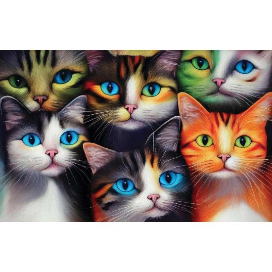 Puzzle SunsOut Seis Gatos de 550 Piezas Puzzle SunsOut Seis Gatos de 550 Piezas