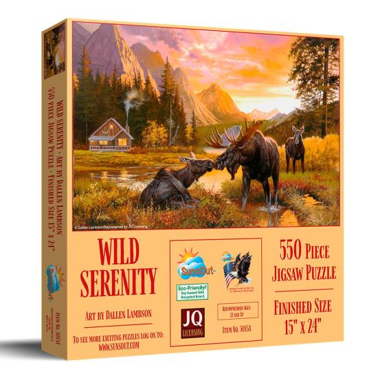 Puzzle SunsOut Serenidad Salvaje de 550 Piezas Puzzle SunsOut Serenidad Salvaje de 550 Piezas