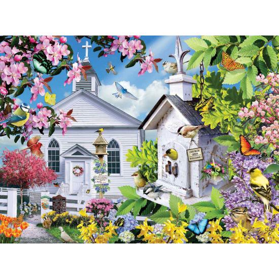 Puzzle SunsOut Tiempo para la Iglesia de 1000 Piezas Puzzle SunsOut Tiempo para la Iglesia de 1000 Piezas