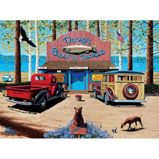 Puzzle SunsOut Tienda de Cebos de Doug de 1000 Piezas