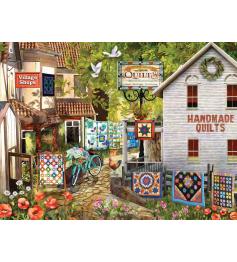 Puzzle SunsOut Tiendas del Pueblo de 1000 Piezas