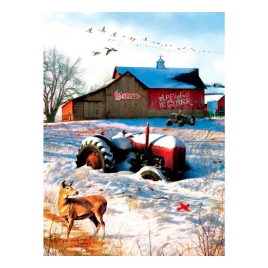 Puzzle SunsOut Tractor en la Granja de 1000 Piezas