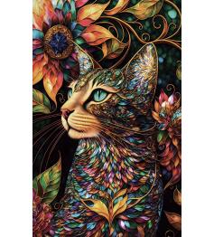 Puzzle SunsOut Un Gato Feliz de 550 Piezas