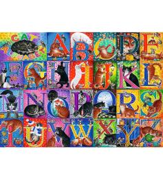 Puzzle Trefl Alfabeto Felino de 500 Piezas