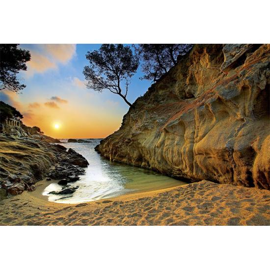 Puzzle Trefl Atardece en la Costa Brava, España de 2000 Piezas