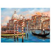 Puzzle Trefl Atardecer en el Canal de Venecia de 1000 Piezas