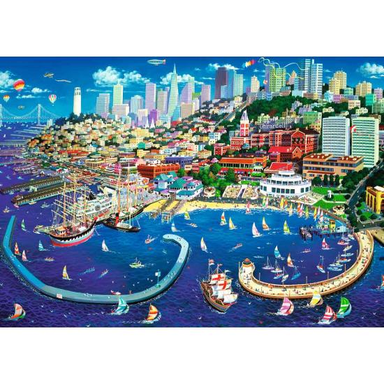 Puzzle Trefl Bahía de San Francisco de 2000 Piezas Puzzle Trefl Bahía de San Francisco de 2000 Piezas