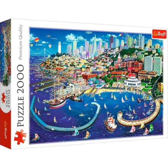 Puzzle Trefl Bahía de San Francisco de 2000 Piezas Puzzle Trefl Bahía de San Francisco de 2000 Piezas