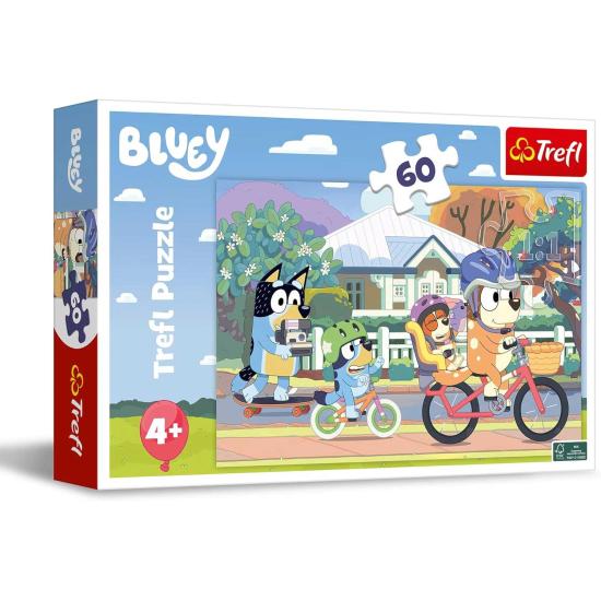 Puzzle Trefl Bluey Feliz XXL de 60 Piezas