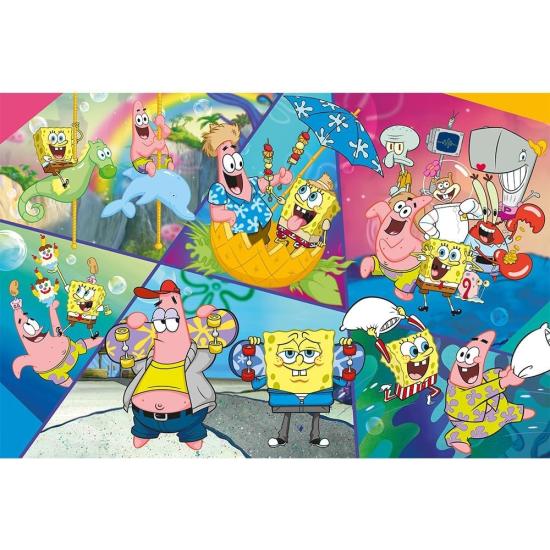 Puzzle Trefl Bob Esponja en Fondo de Bikini XXL de 300 Piezas