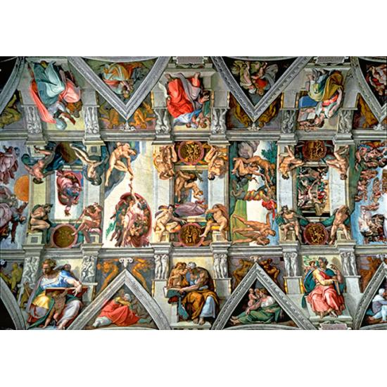 Puzzle Trefl Bóvedas de la Capilla Sixtina de Piezas - PZ-1153199BO