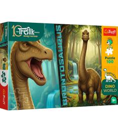 Puzzle Trefl Brontosaurio XXL de 100 Piezas