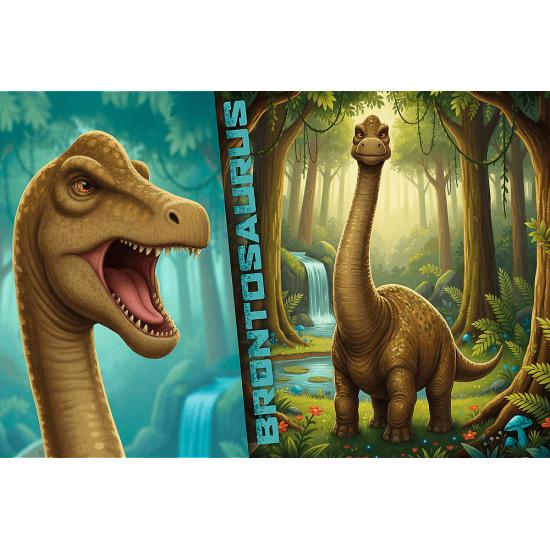 Puzzle Trefl Brontosaurio XXL de 100 Piezas